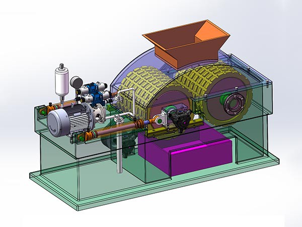 Roller crusher for sand making Roller crusher for sand making